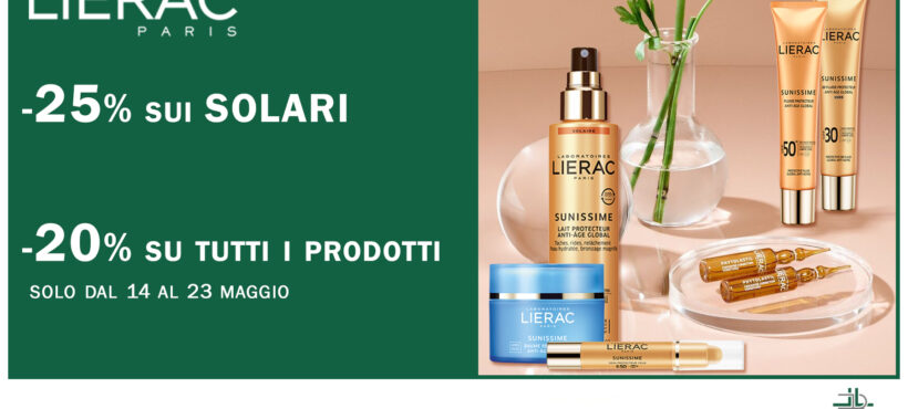 A Maggio scegli Lierac Paris. A Maggio scegli Lierac Paris.